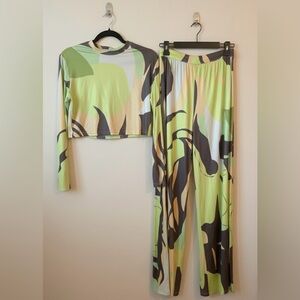 REVOLVE Calvin Tran Two Piece Long Sleeve Matching Set